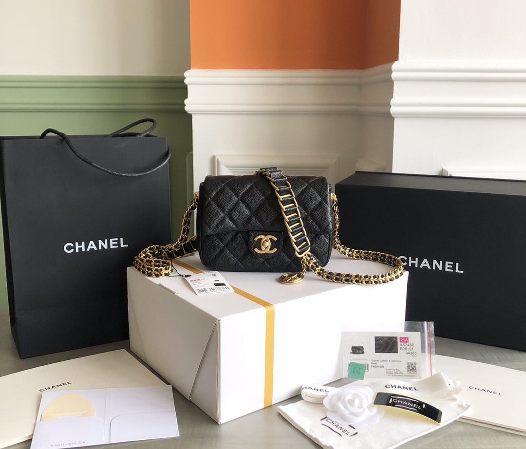 Chanel 2023 Advanced Handmade Gold Coin Bag