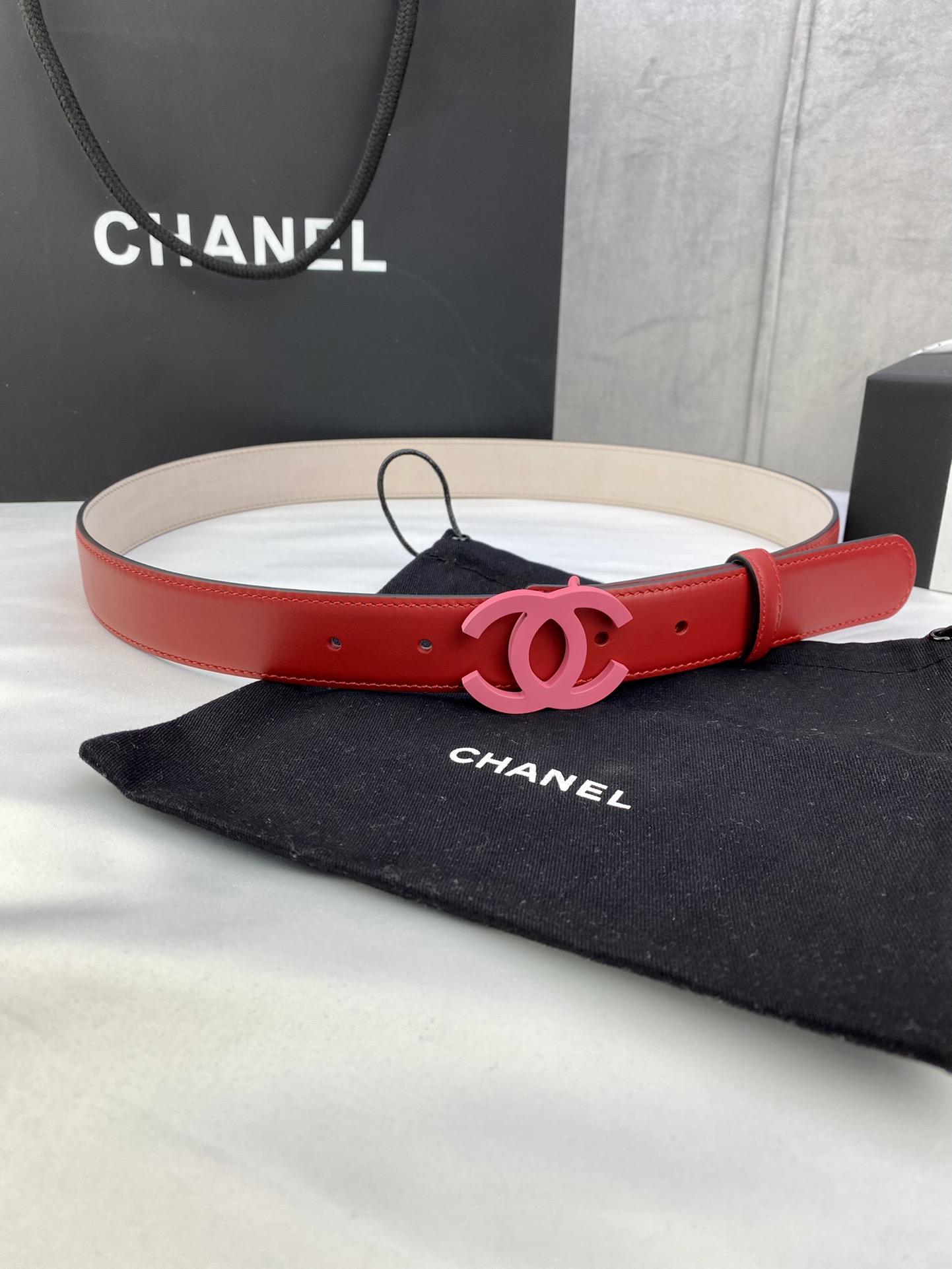 Chanel Belts Women Steel Buckle Cowhide Frosted