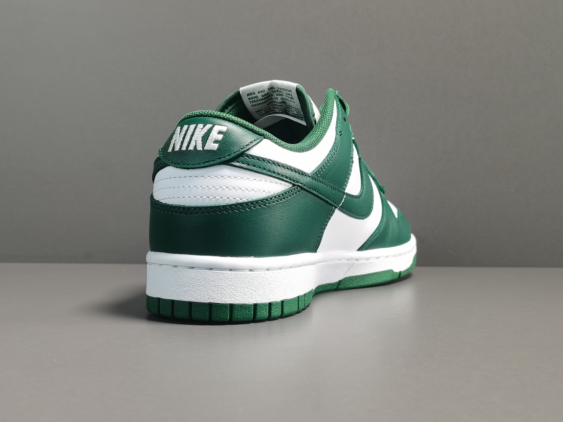 Dunk尺码:36-47.5纯原版出品-NIKEDUNKLOWRetroVarsityGreen白绿DH