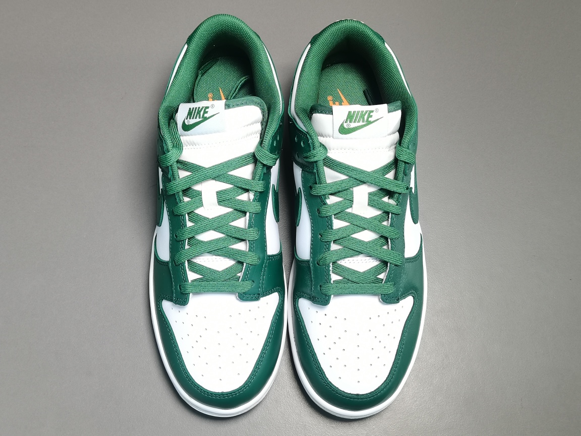 Dunk尺码:36-47.5纯原版出品-NIKEDUNKLOWRetroVarsityGreen白绿DH