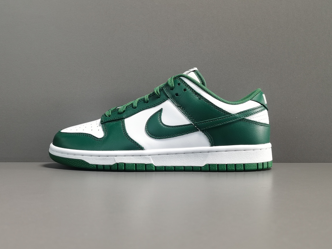 Dunk尺码:36-47.5纯原版出品-NIKEDUNKLOWRetroVarsityGreen白绿DH