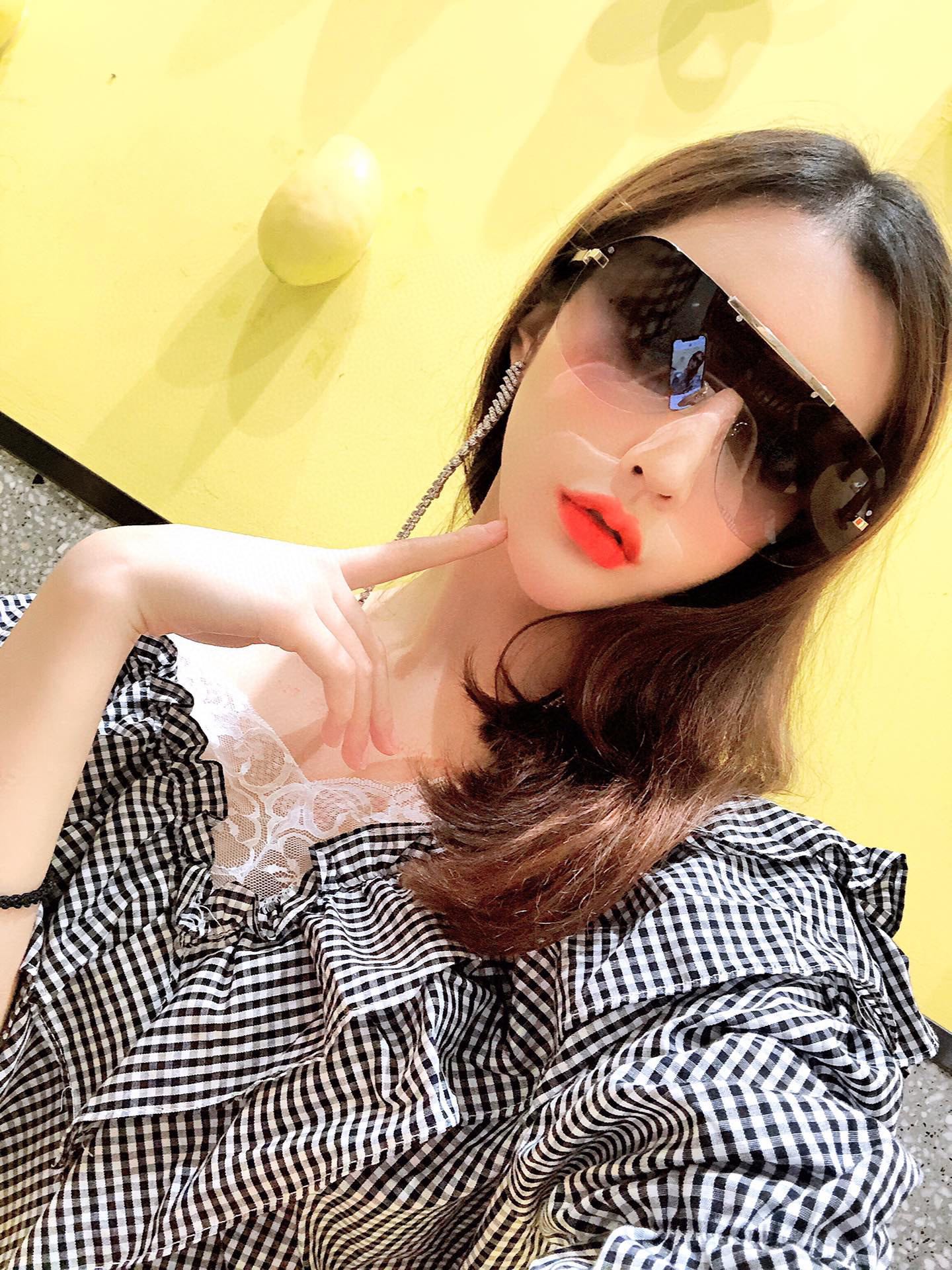  小红书网红喜爱款 超美的新款【BALMAI*】巴尔*曼 BL2034 潮 大框风镜遮脸款，美极了，美得