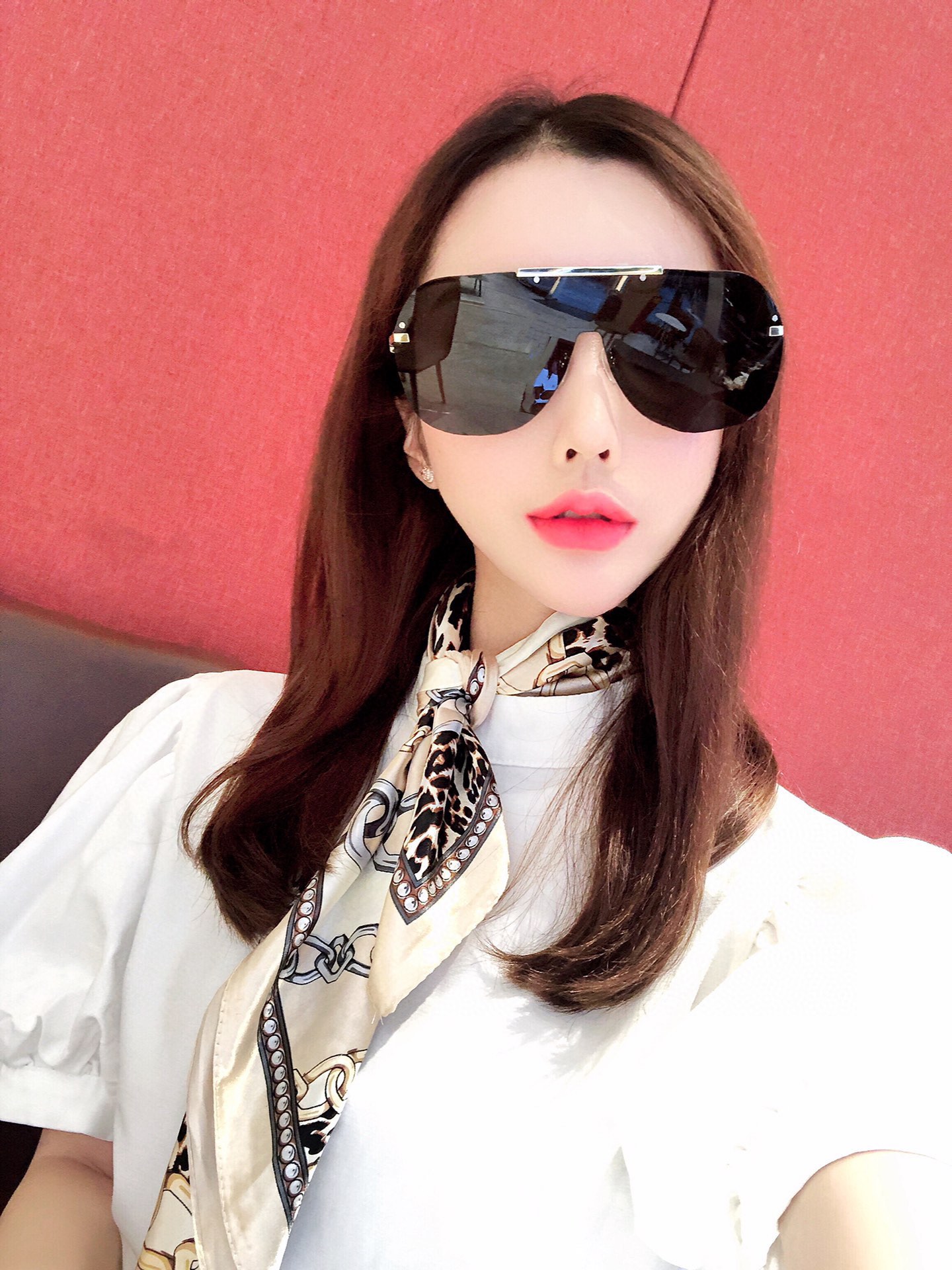  小红书网红喜爱款 超美的新款【BALMAI*】巴尔*曼 BL2034 潮 大框风镜遮脸款，美极了，美得