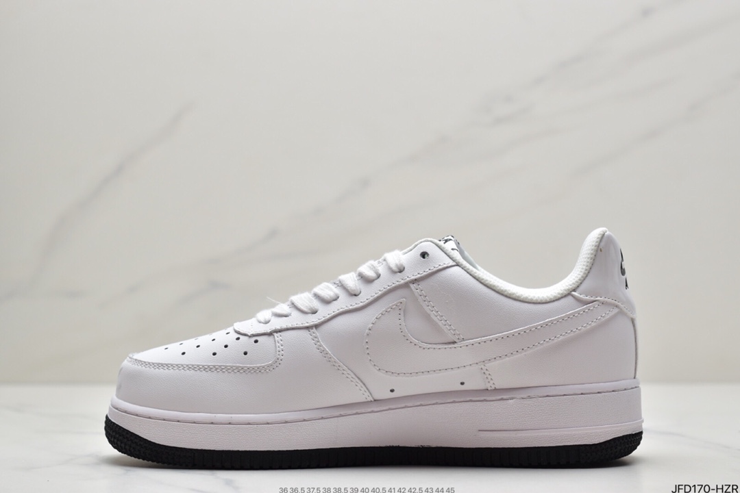 170 耐克Nike Air Force 1 GS ”Have a Nike Day” 空军一号经典百搭休闲运动板鞋“白黑笑脸”  BQ9044-100