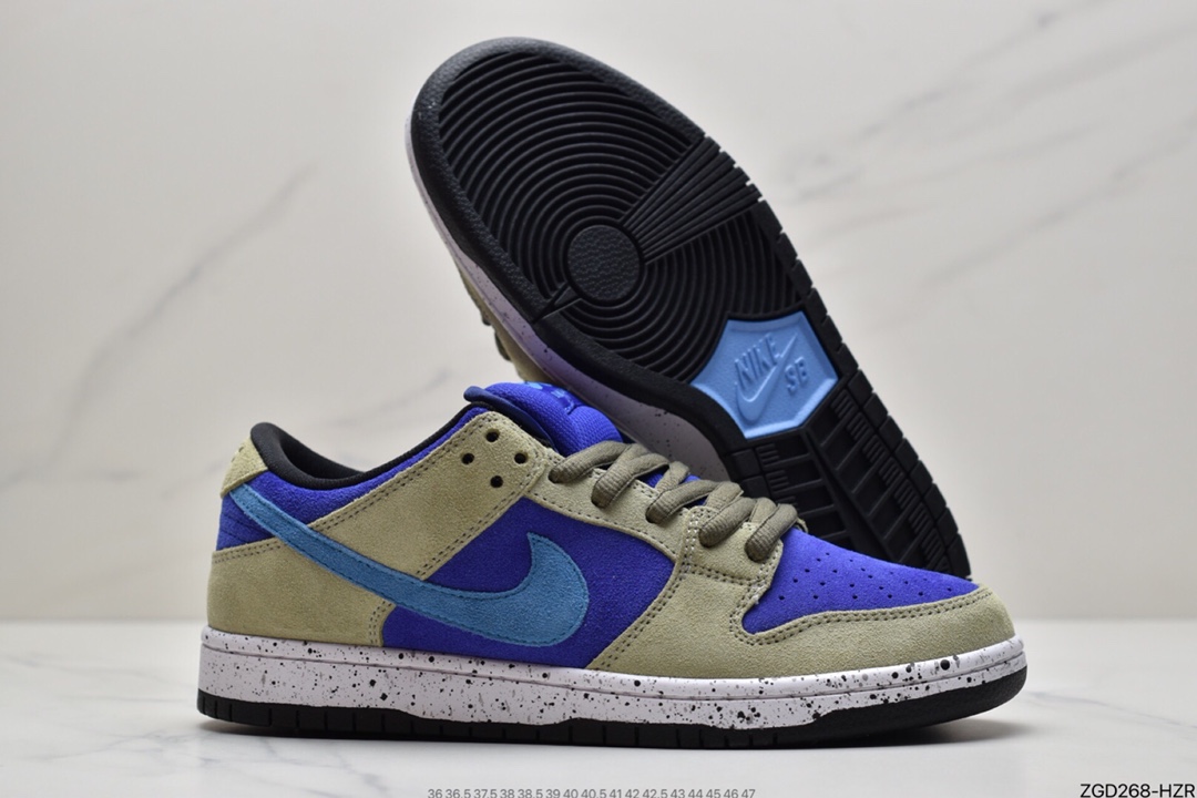 290 耐克 Nike SB Dunk Low Pro “Celadon” 蓝卡其青瓷 扣篮系列复古低帮休闲运动滑板板鞋BQ6817-301