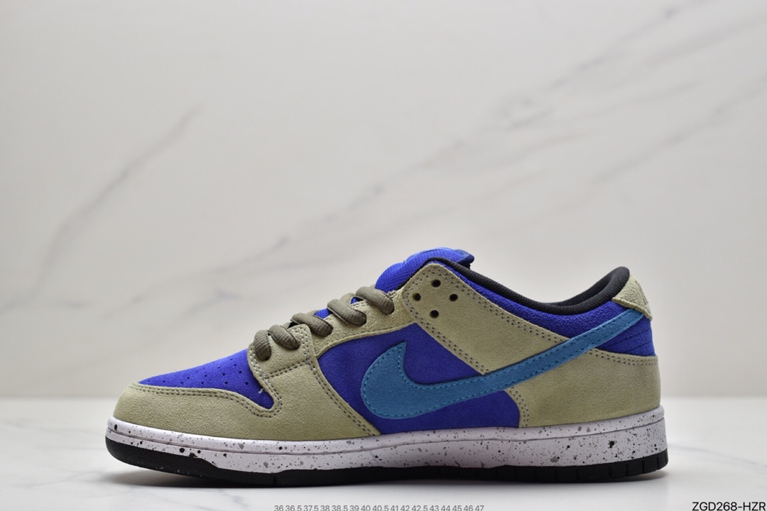290 耐克 Nike SB Dunk Low Pro “Celadon” 蓝卡其青瓷 扣篮系列复古低帮休闲运动滑板板鞋BQ6817-301