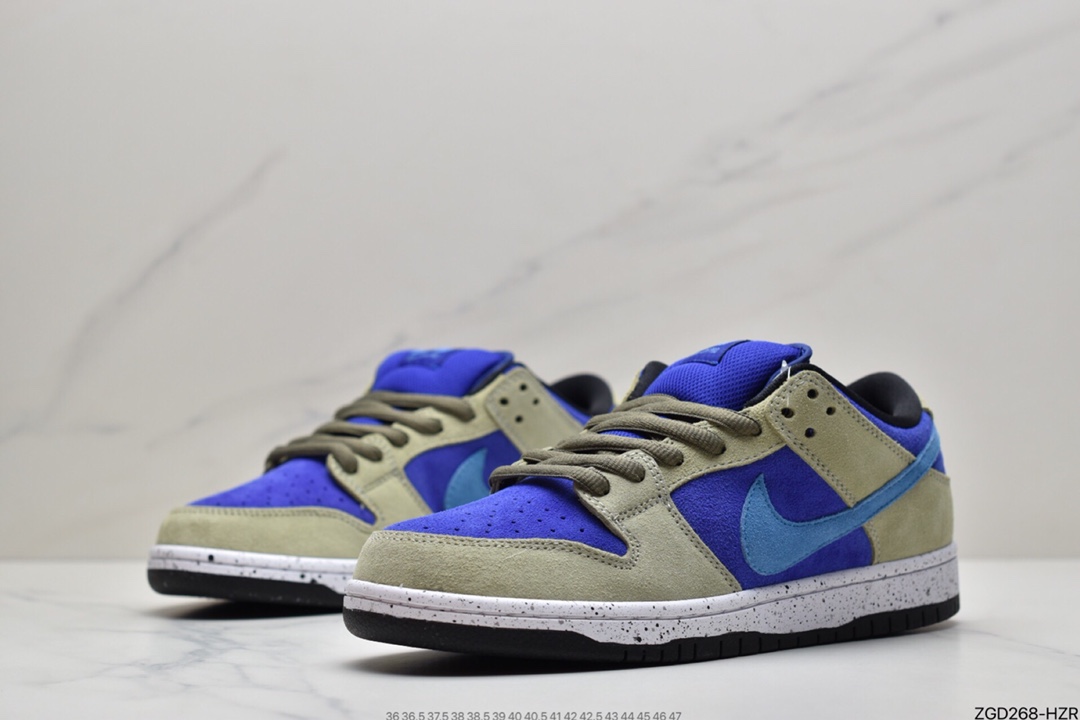 290 耐克 Nike SB Dunk Low Pro “Celadon” 蓝卡其青瓷 扣篮系列复古低帮休闲运动滑板板鞋BQ6817-301