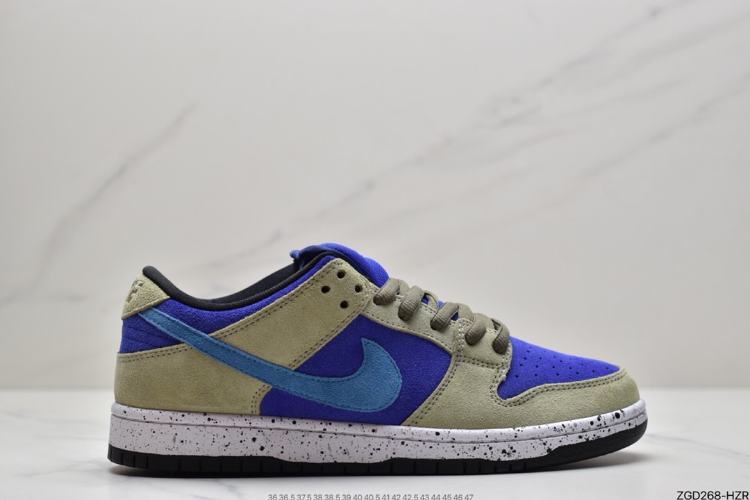 290 耐克 Nike SB Dunk Low Pro “Celadon” 蓝卡其青瓷 扣篮系列复古低帮休闲运动滑板板鞋BQ6817-301