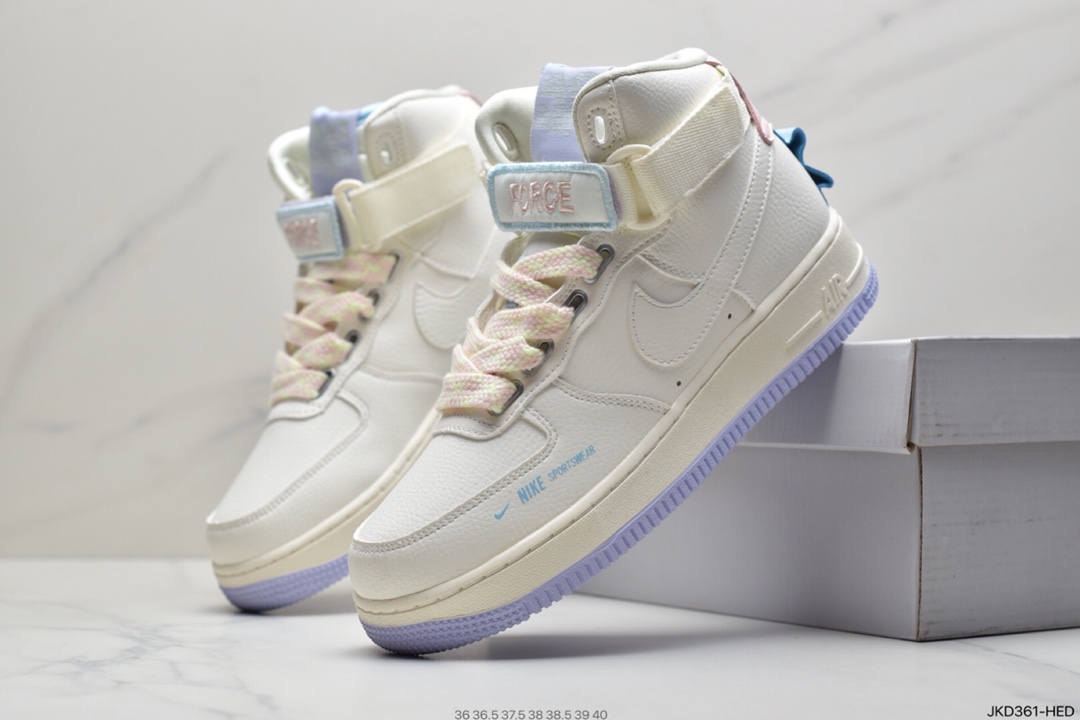 160 耐克Nike Air Force 1 Mid 空军一号联名款独角兽 CQ4810-111