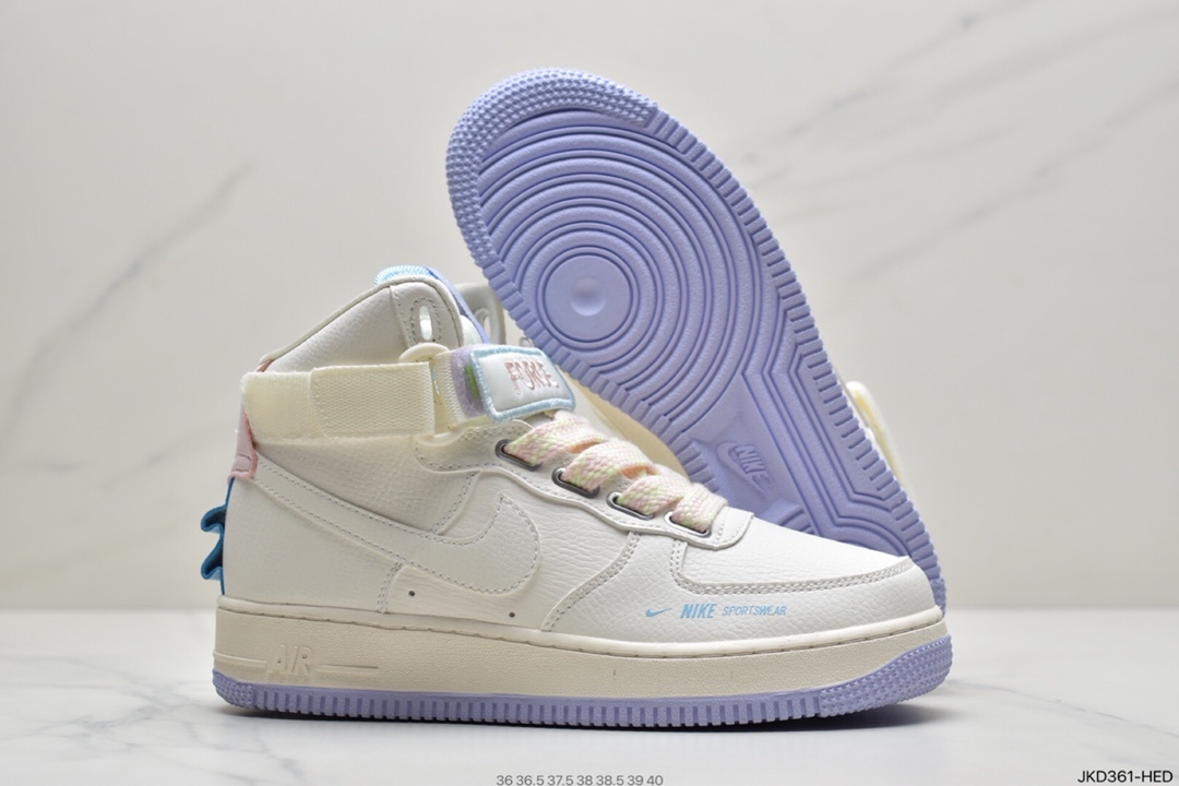160 耐克Nike Air Force 1 Mid 空军一号联名款独角兽 CQ4810-111