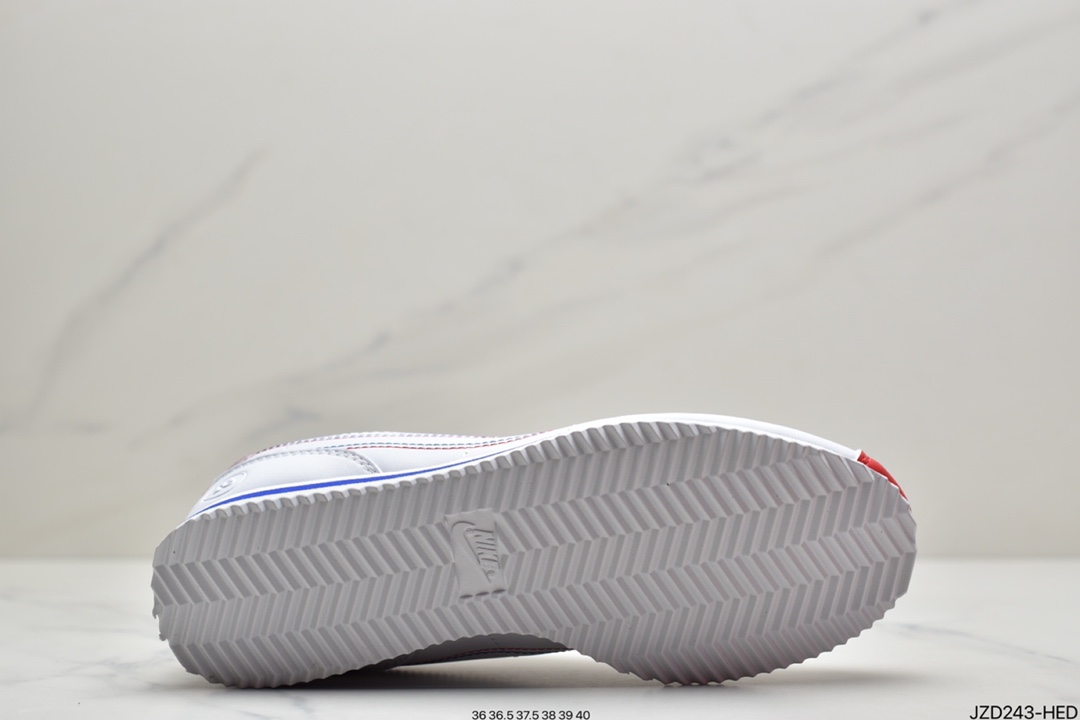 140 耐克阿甘鞋 NIKE CLASSIC CORTEZ NYLON 皮面807472-103