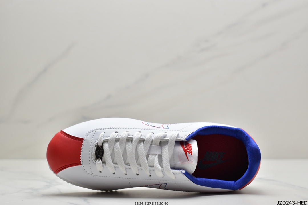 140 耐克阿甘鞋 NIKE CLASSIC CORTEZ NYLON 皮面807472-103