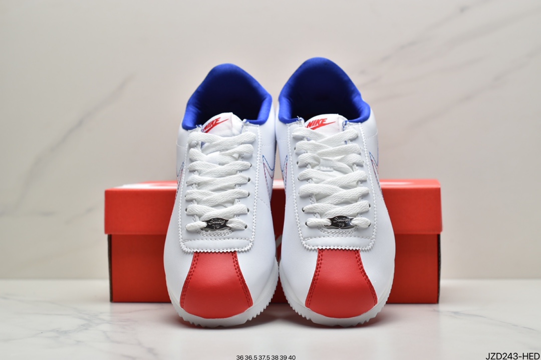 140 耐克阿甘鞋 NIKE CLASSIC CORTEZ NYLON 皮面807472-103