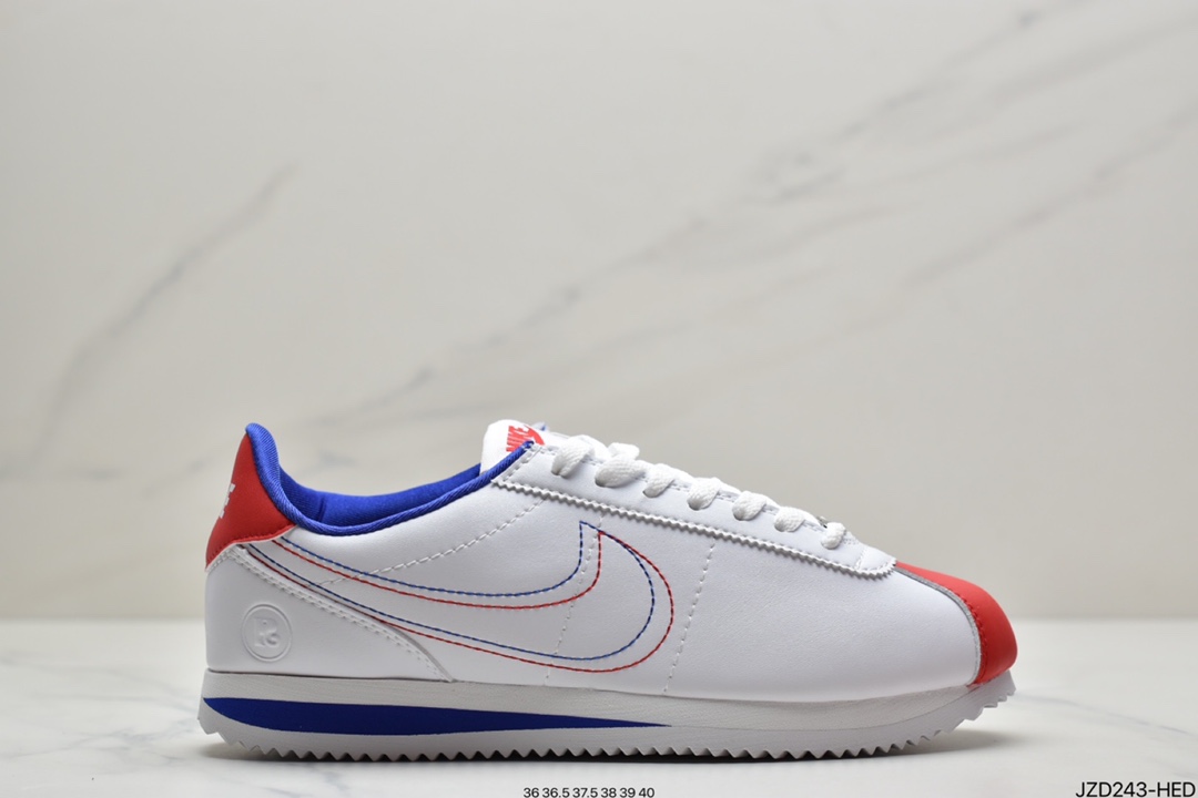 140 耐克阿甘鞋 NIKE CLASSIC CORTEZ NYLON 皮面807472-103