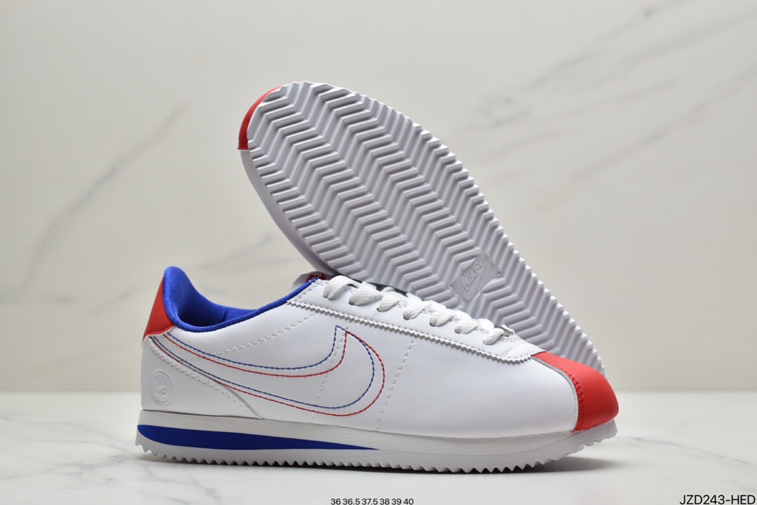 140 耐克阿甘鞋 NIKE CLASSIC CORTEZ NYLON 皮面807472-103
