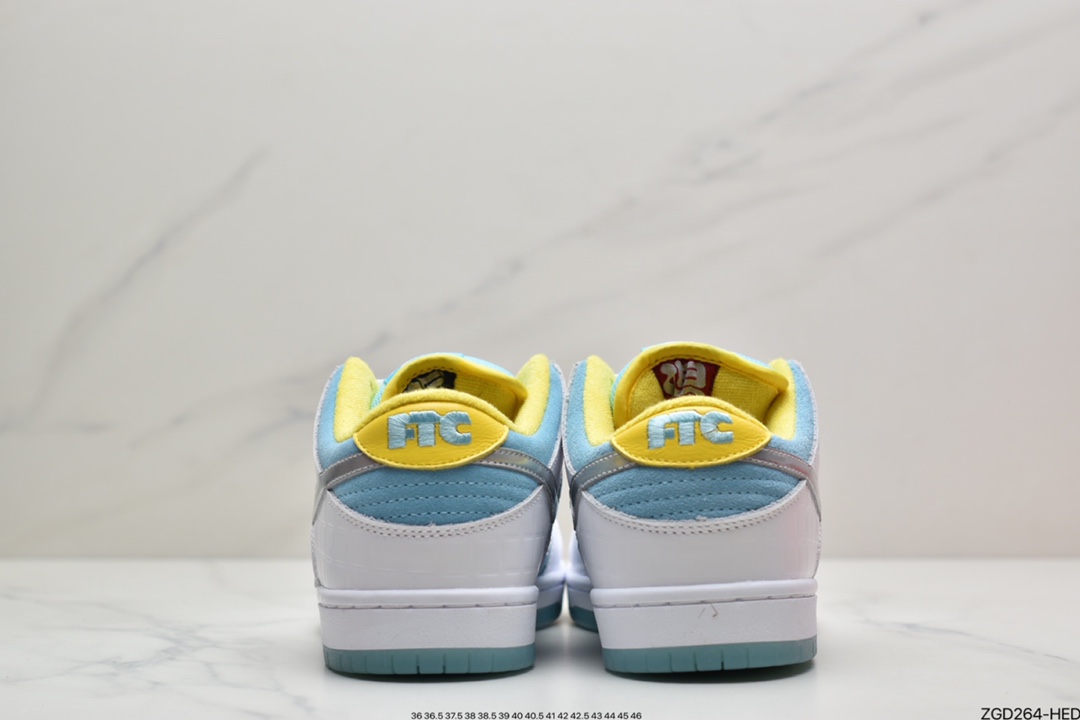 290 耐克FTC x Nike SB Dunk Low Pro Fz.白蓝银 DH7687-400