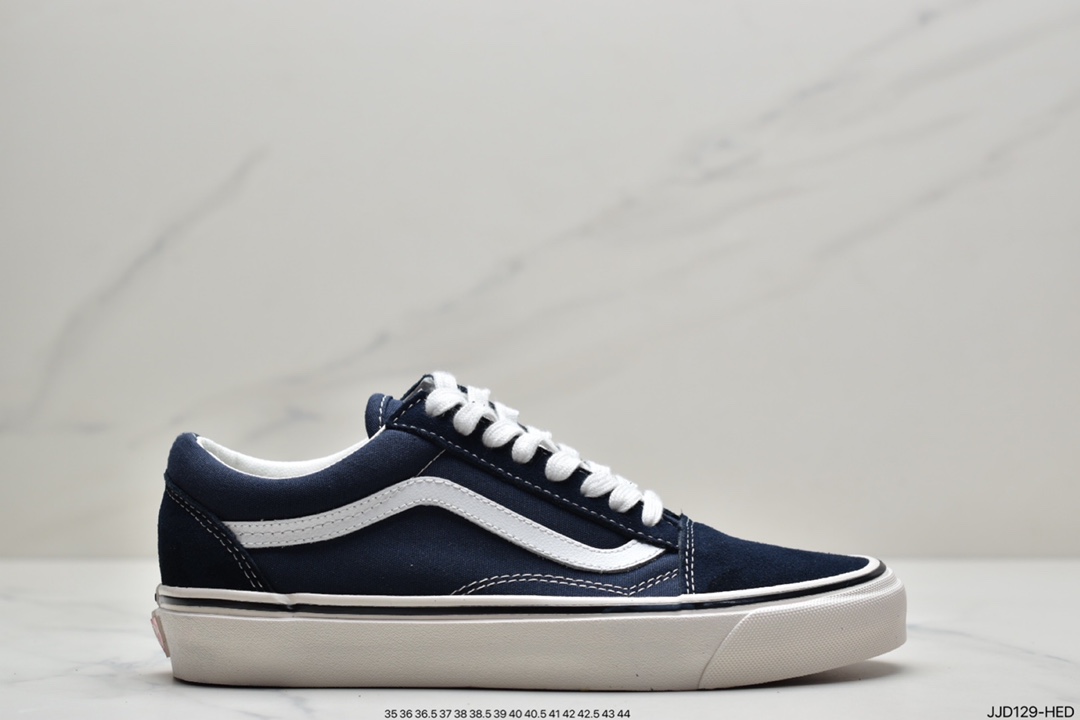 130 万斯Vans Old Skool DX 安纳海姆 美产高端 黑白棋盘格百年经典硫化帆布鞋