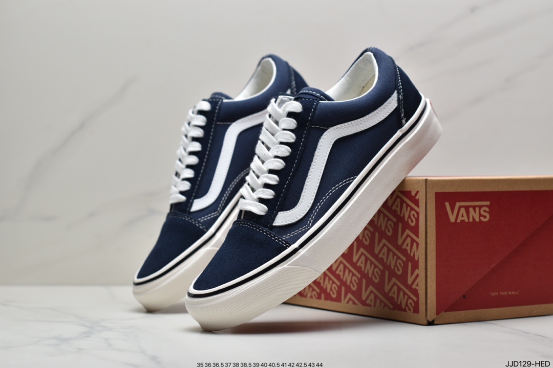 130 万斯Vans Old Skool DX 安纳海姆 美产高端 黑白棋盘格百年经典硫化帆布鞋