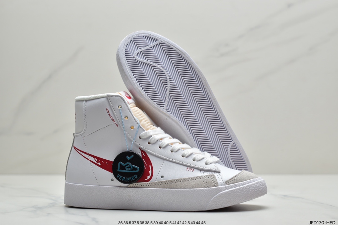 170 NIKE Blazer Mid ’1977 二次元 经典开拓者高帮 CW7580-100