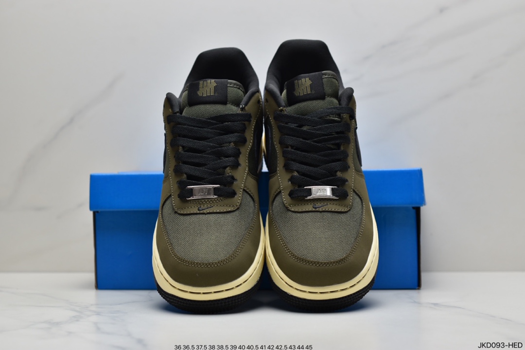 160 耐克Undefeated x Nike Air Force 1 Low SP ‘’Ballistic‘’ 橄榄绿 DH3064-300