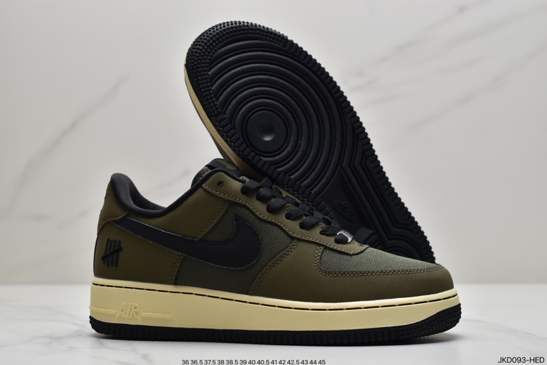 160 耐克Undefeated x Nike Air Force 1 Low SP ‘’Ballistic‘’ 橄榄绿 DH3064-300
