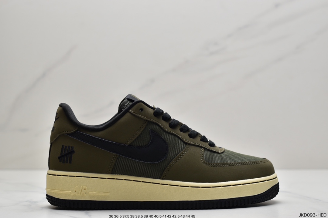 160 耐克Undefeated x Nike Air Force 1 Low SP ‘’Ballistic‘’ 橄榄绿 DH3064-300