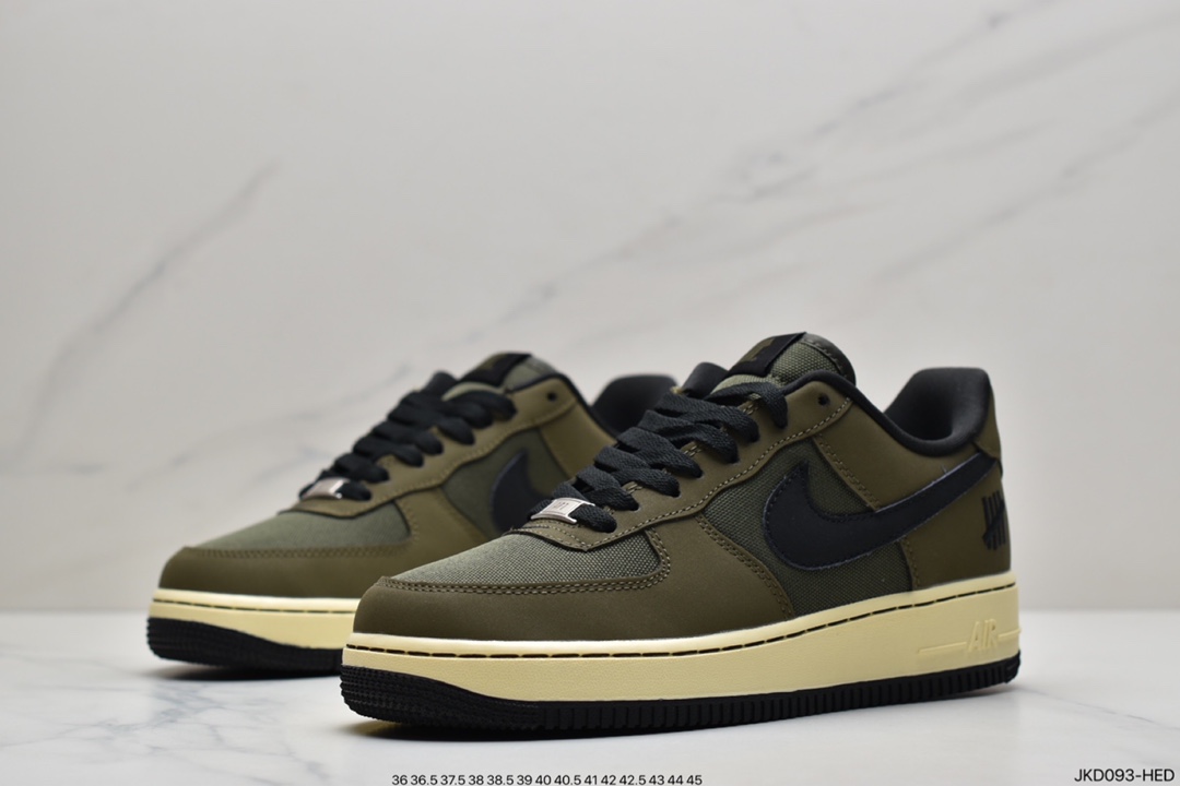 160 耐克Undefeated x Nike Air Force 1 Low SP ‘’Ballistic‘’ 橄榄绿 DH3064-300