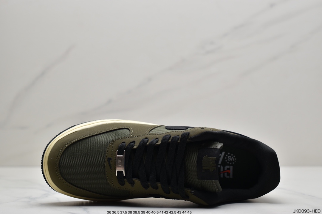 160 耐克Undefeated x Nike Air Force 1 Low SP ‘’Ballistic‘’ 橄榄绿 DH3064-300