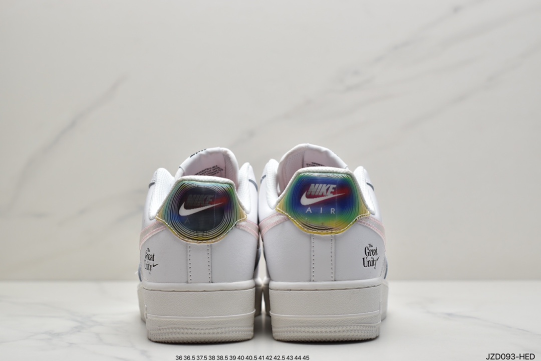 140 耐克Nike Air Force 1 ’07 白色涂鸦原楦头原纸板 DM5447-111