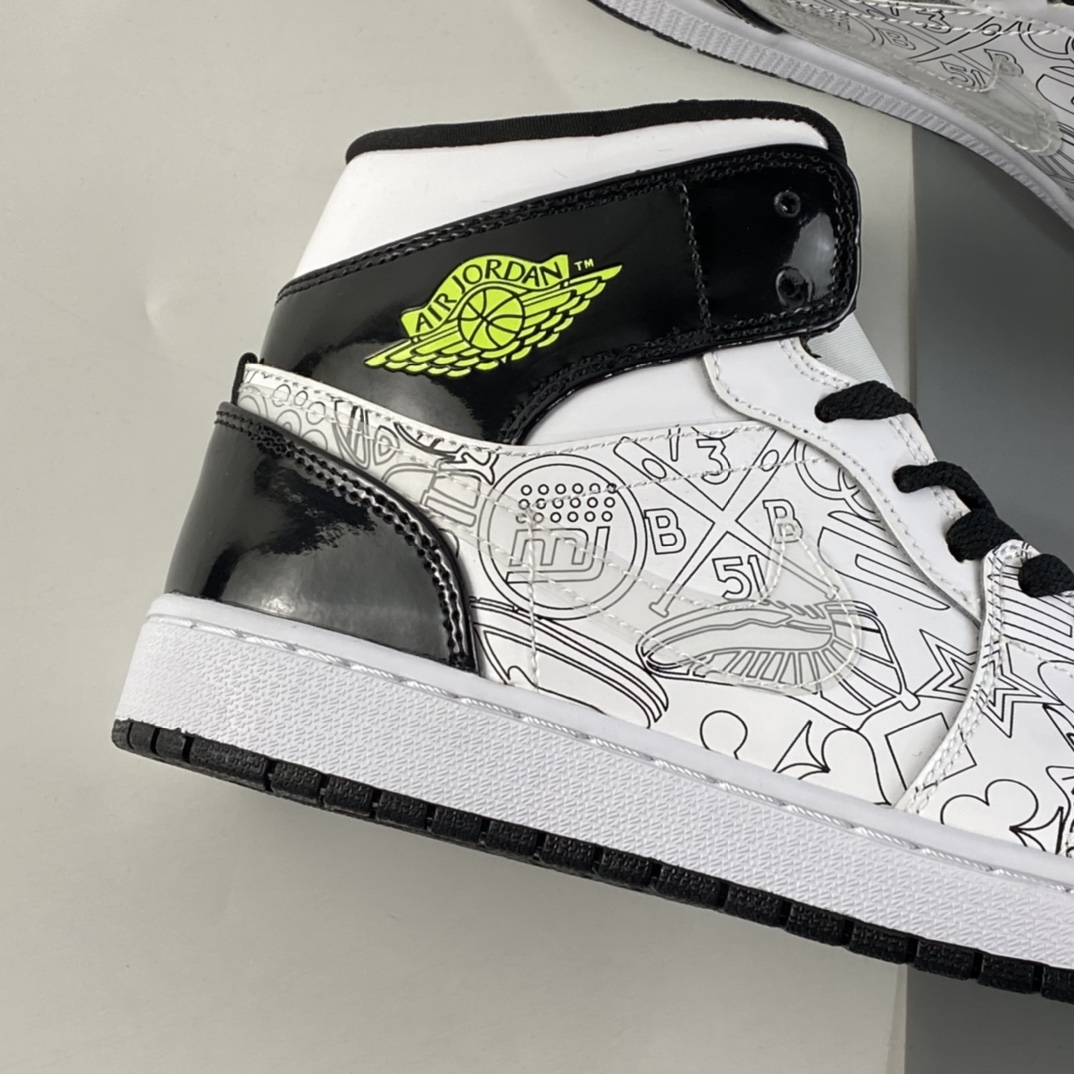 P240  Air Jordan 1 Mid AJ1 乔1 中帮百搭休闲运动板鞋 DC4099-100