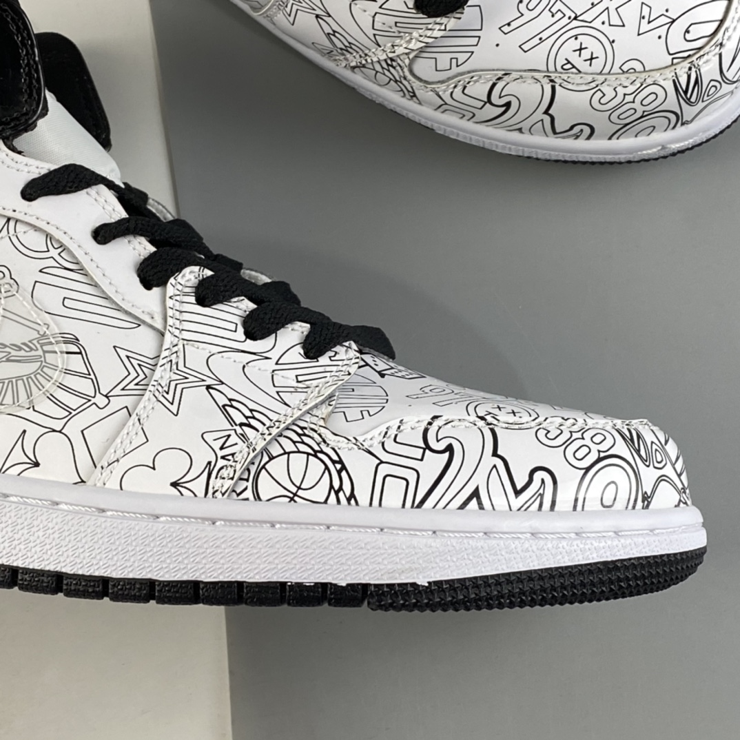 P240  Air Jordan 1 Mid AJ1 乔1 中帮百搭休闲运动板鞋 DC4099-100