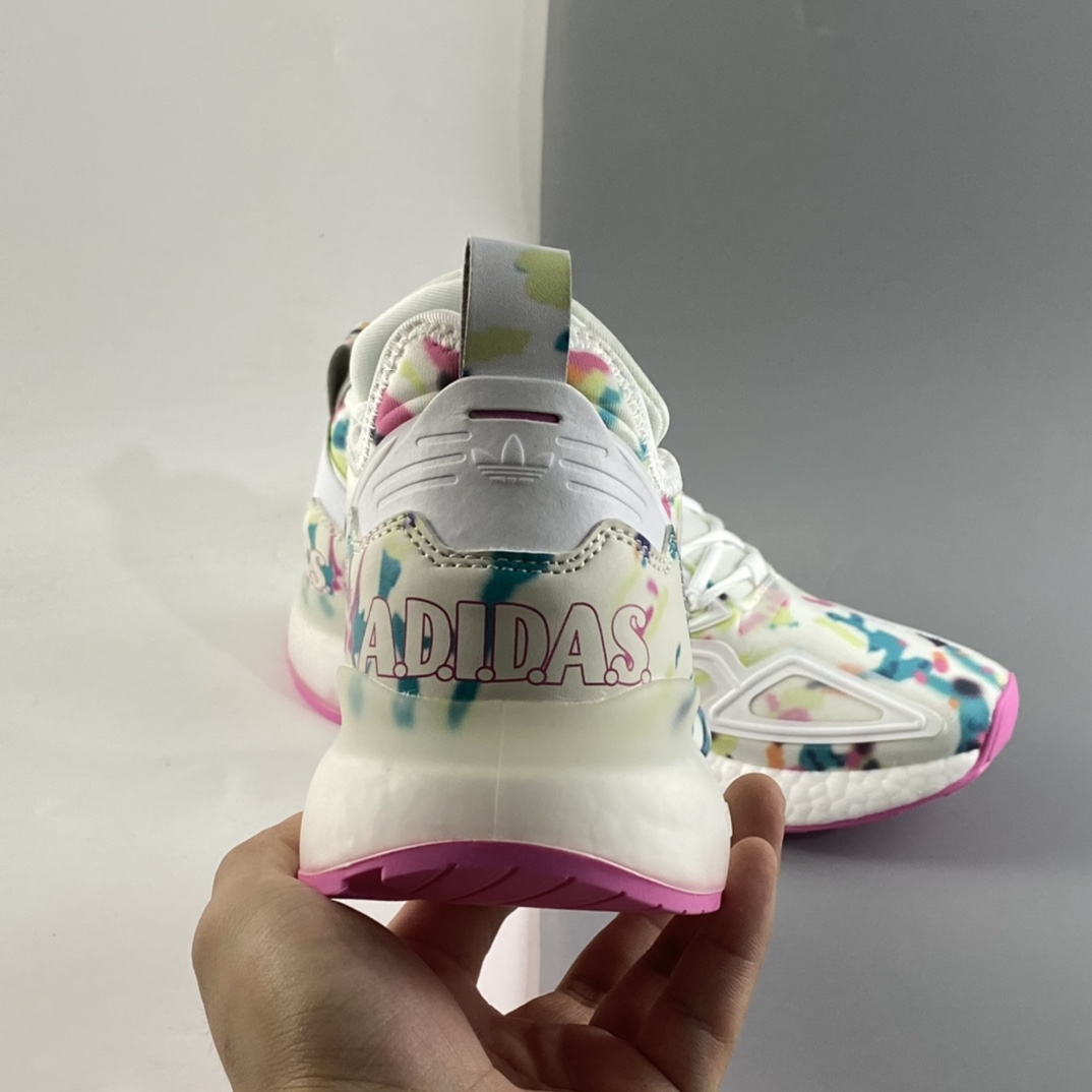 P220  Ad ZX 2K Boost 网纱针织呼吸面套脚休闲运动慢跑鞋 GX5405