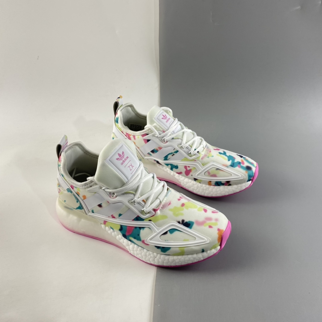 P220  Ad ZX 2K Boost 网纱针织呼吸面套脚休闲运动慢跑鞋 GX5405
