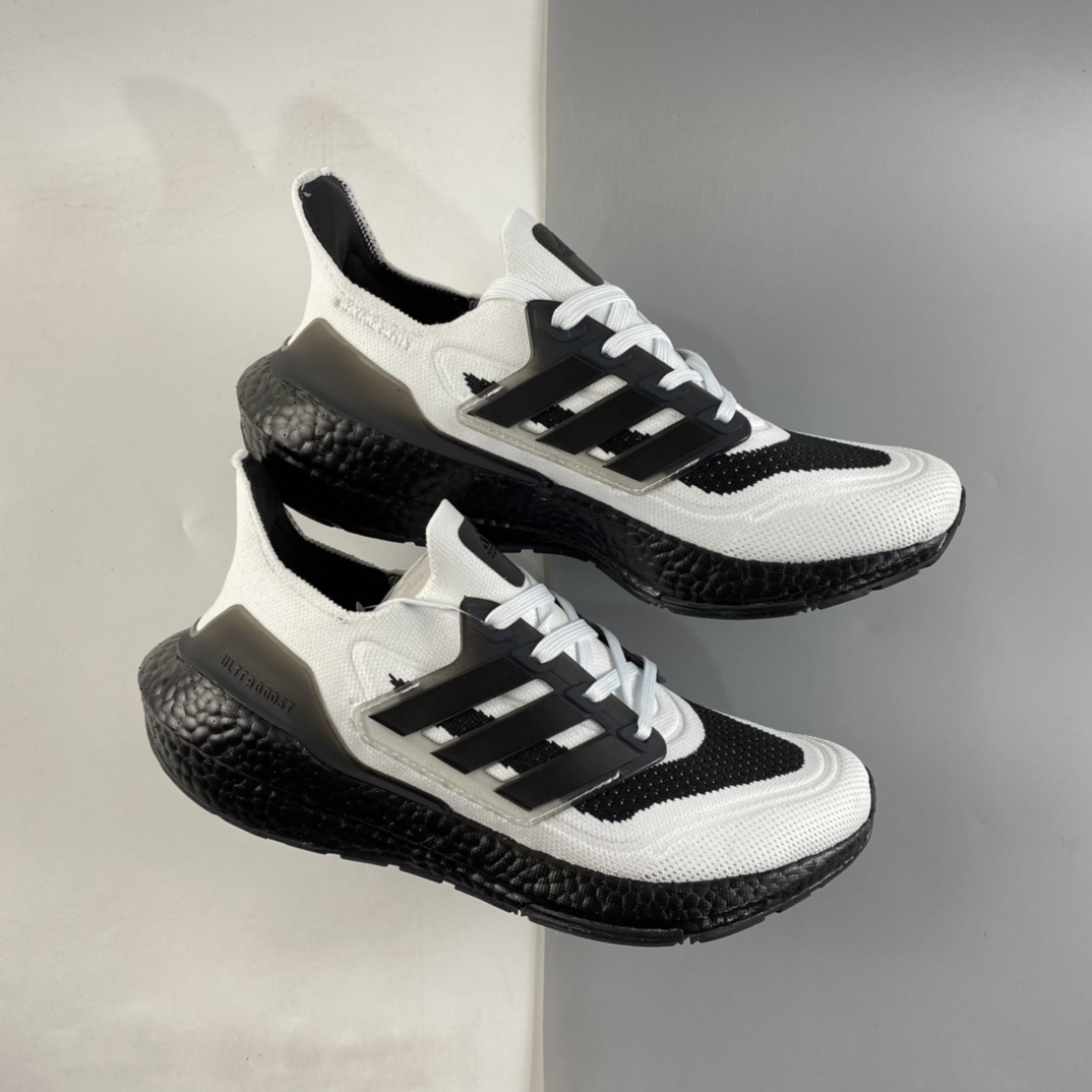 P200  AD UltraBoost 21 加厚爆米花袜套式针织鞋面休闲运动慢跑鞋 FY0306
