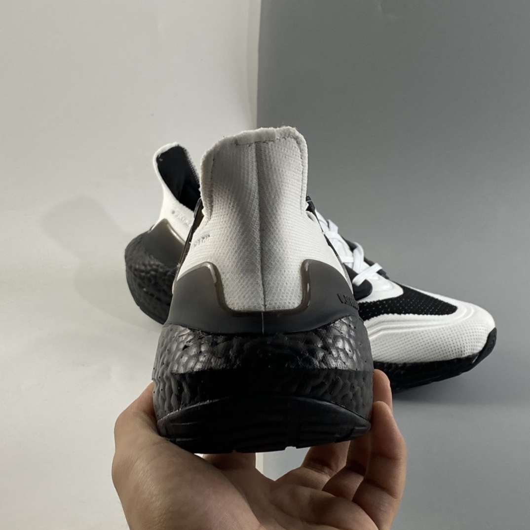 P200  AD UltraBoost 21 加厚爆米花袜套式针织鞋面休闲运动慢跑鞋 FY0306