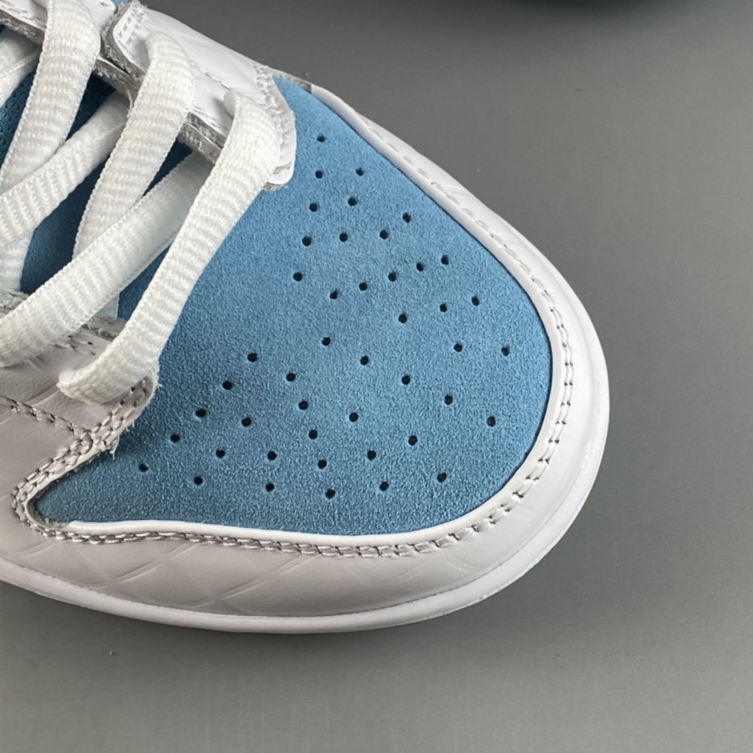 P300 FTC Skateboarding x Nike SB Dunk Low Pro QS”LAGOON PULSE”扣篮系列低帮休闲运动滑板板鞋“菱格白银冰蓝”DH7687-400