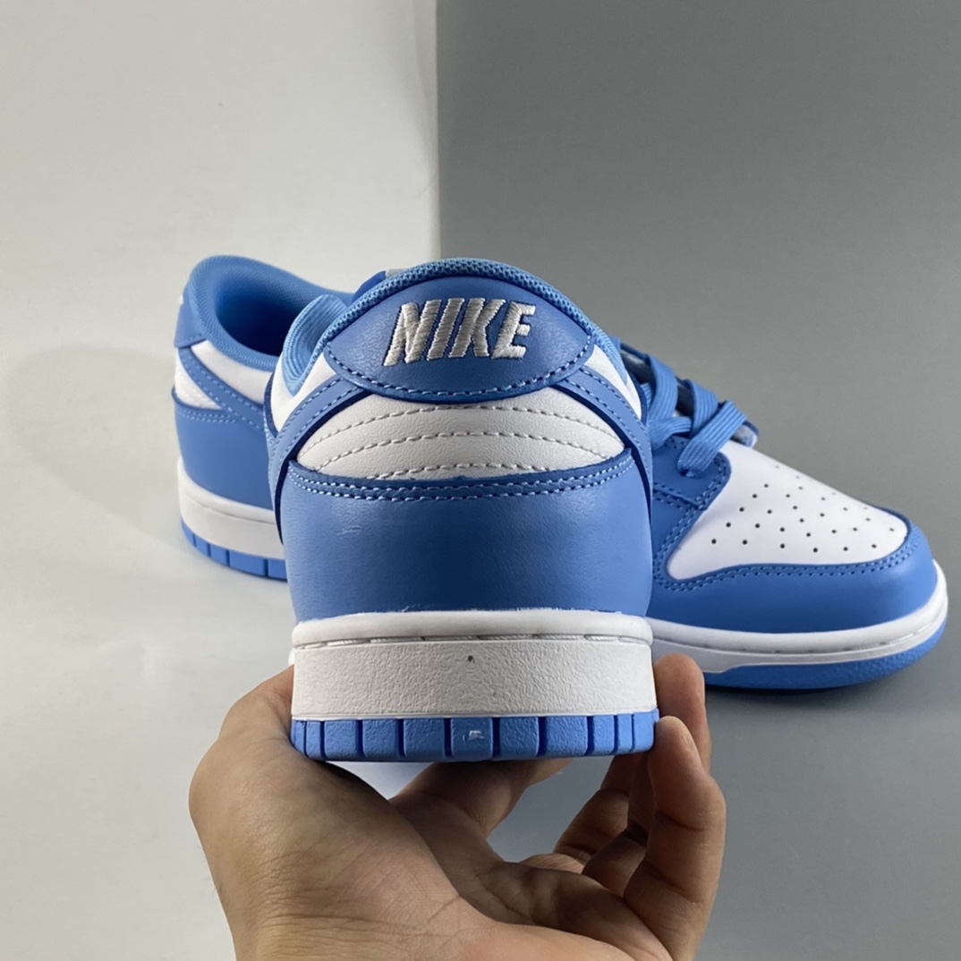 P320  NIKE Dunk Low“University Blue”白蓝色 北卡白蓝运动滑板鞋 DD1391-102
