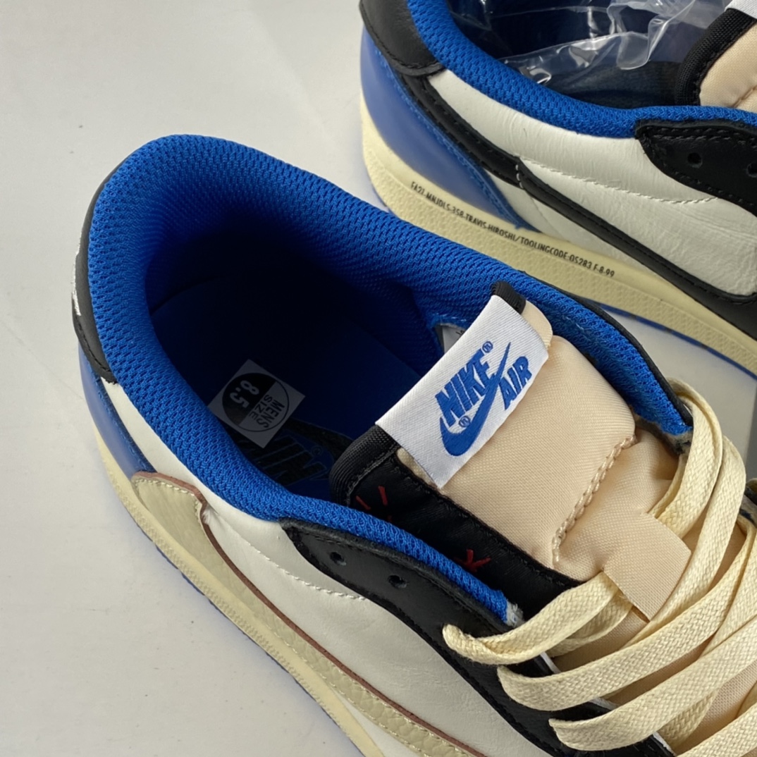 P480  Travis Scott x Air Jordan 1 Low OG AJ1 乔1闪电倒勾低帮 DM7866-140