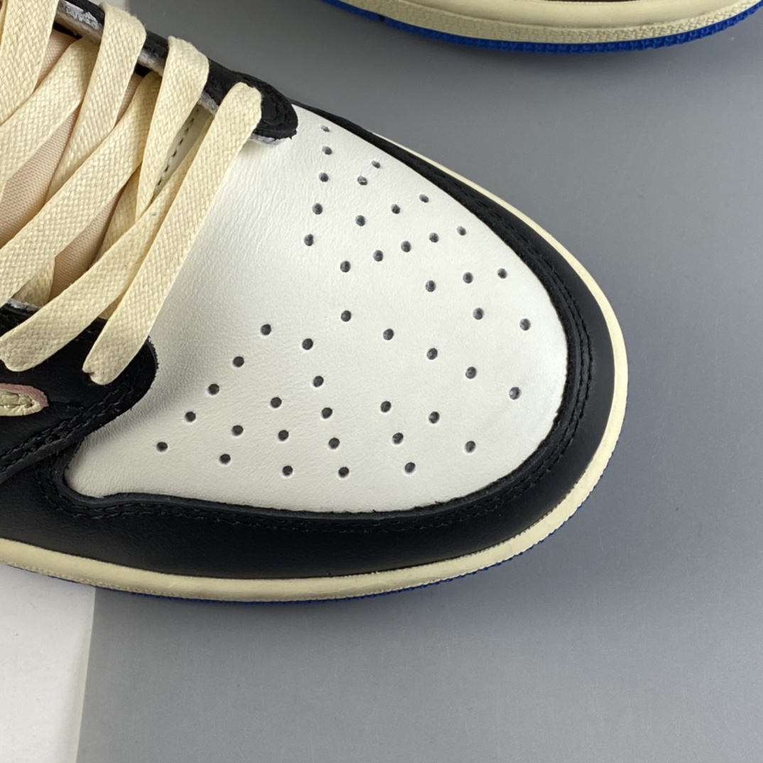 P480  Travis Scott x Air Jordan 1 Low OG AJ1 乔1闪电倒勾低帮 DM7866-140