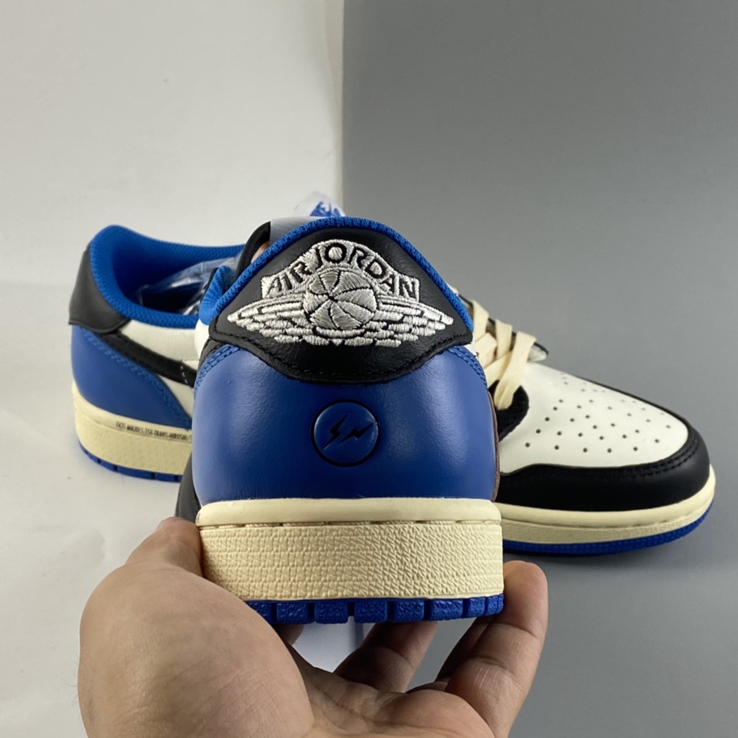 P480  Travis Scott x Air Jordan 1 Low OG AJ1 乔1闪电倒勾低帮 DM7866-140