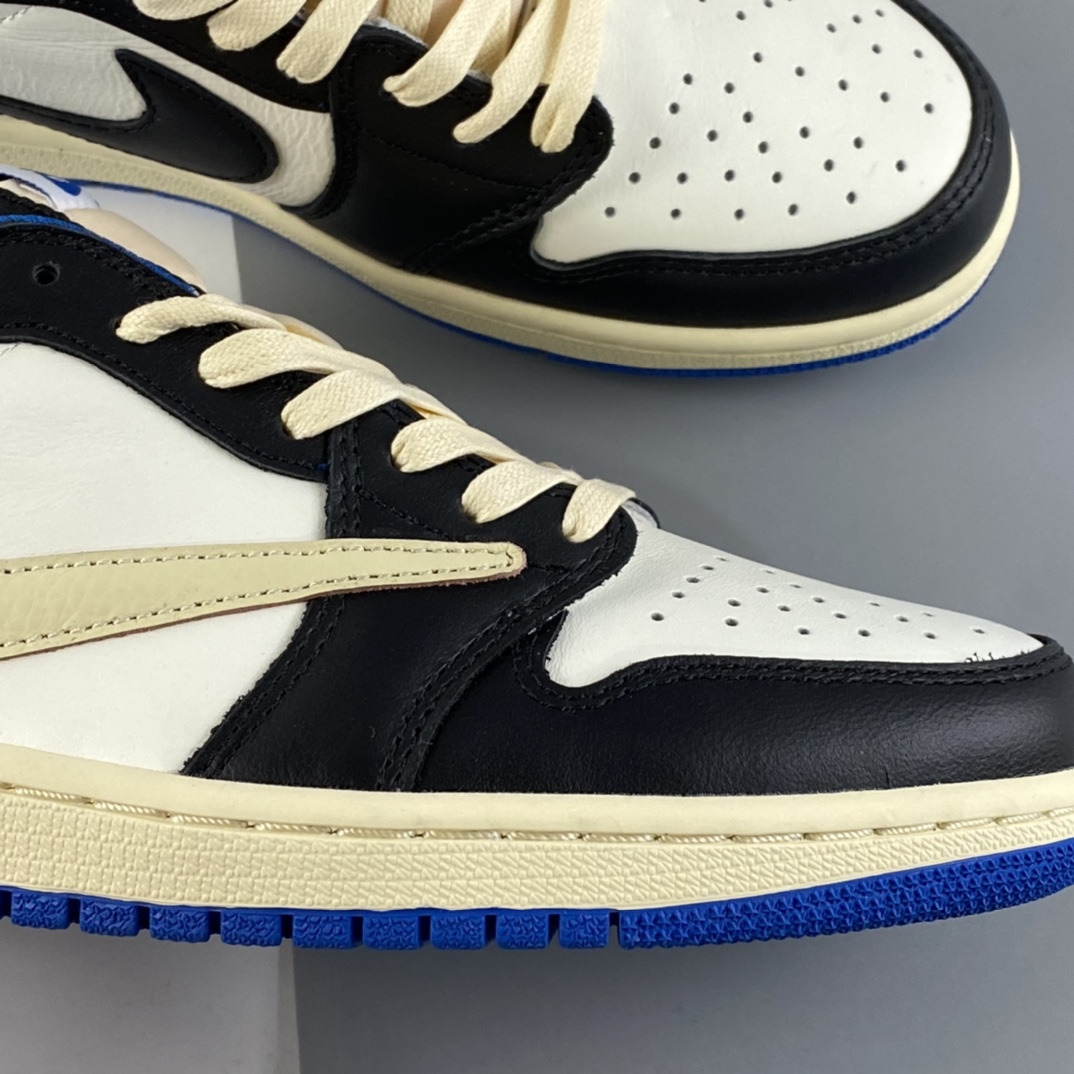 P480  Travis Scott x Air Jordan 1 Low OG AJ1 乔1闪电倒勾低帮 DM7866-140