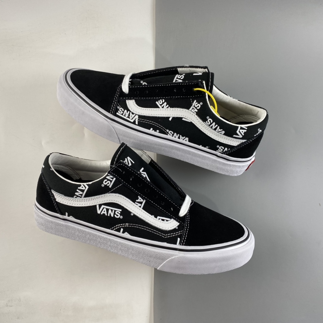 P150  VANS Old Skool 范斯新款轻便百搭经典黑白LOGO字母印花男女板鞋 VN0A3WKTQW7