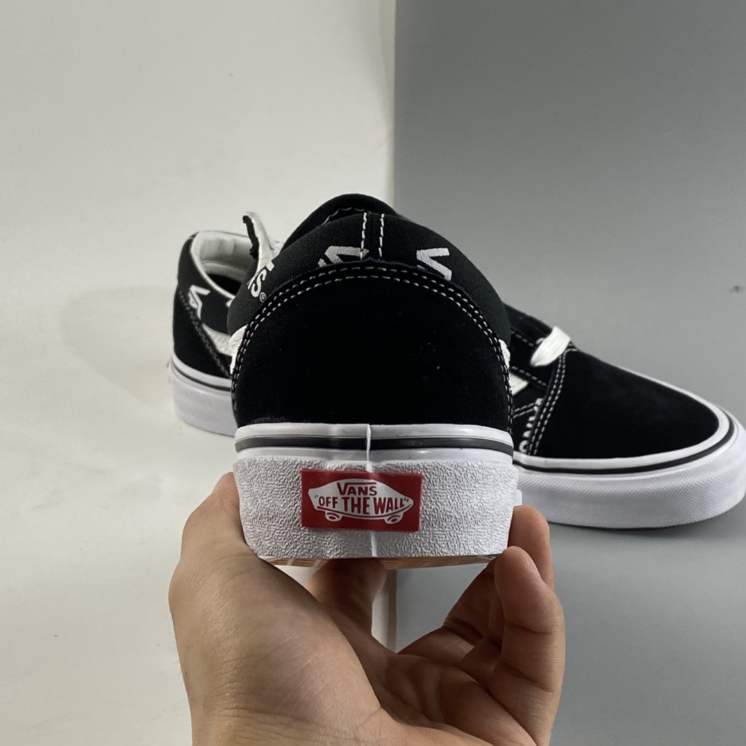 P150  VANS Old Skool 范斯新款轻便百搭经典黑白LOGO字母印花男女板鞋 VN0A3WKTQW7