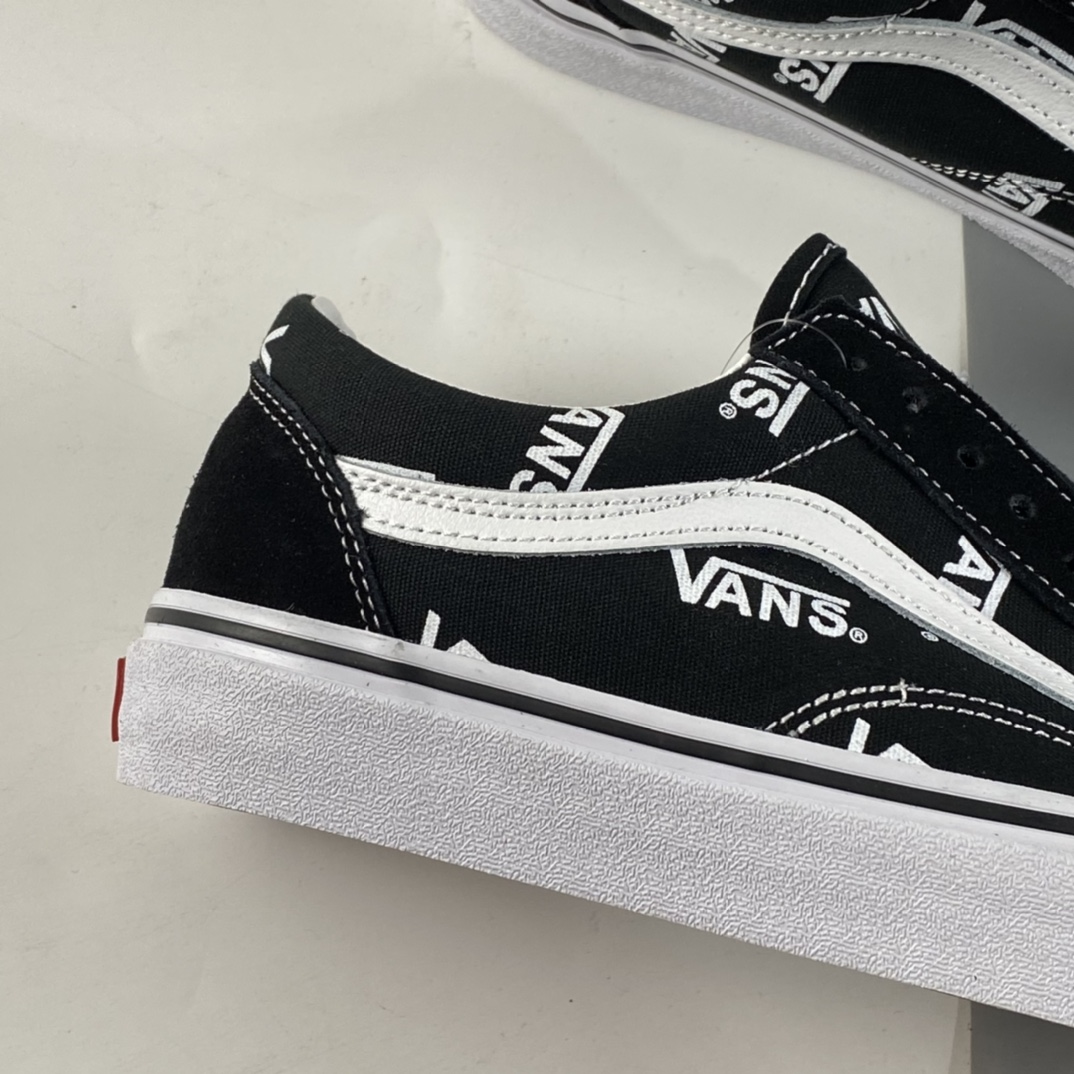 P150  VANS Old Skool 范斯新款轻便百搭经典黑白LOGO字母印花男女板鞋 VN0A3WKTQW7