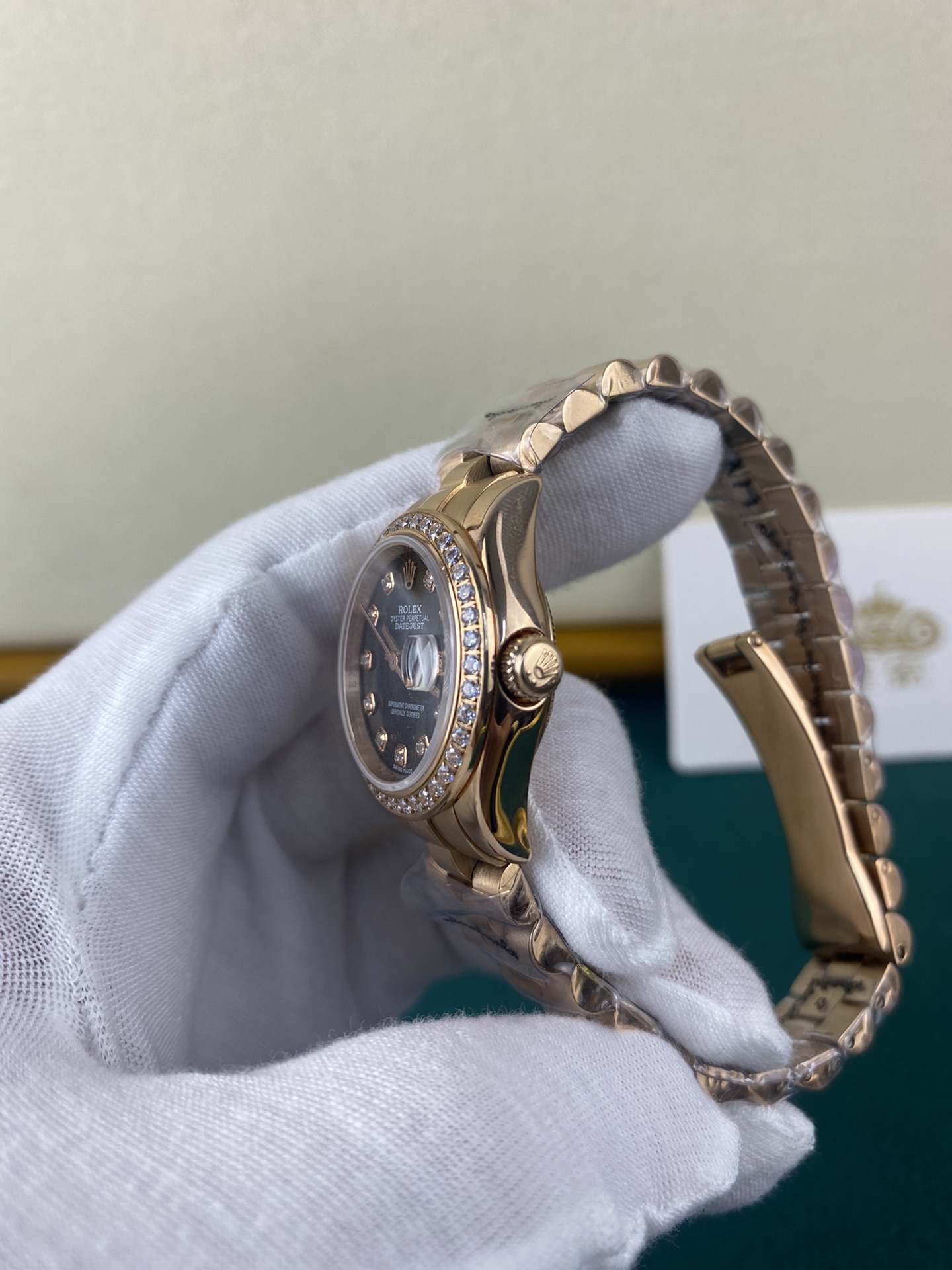 Rolex 皇家 劳力士日志贝母绿28mm