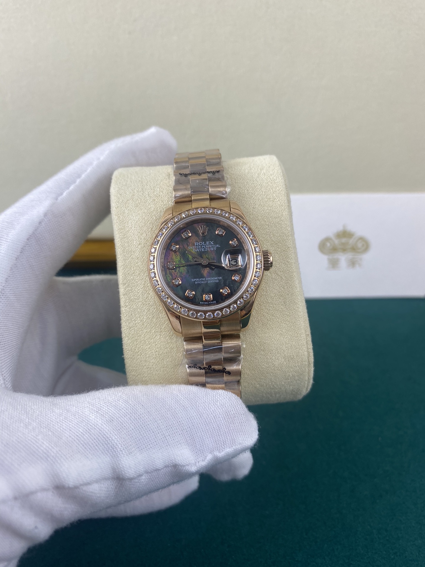 Rolex 皇家 劳力士日志贝母绿28mm