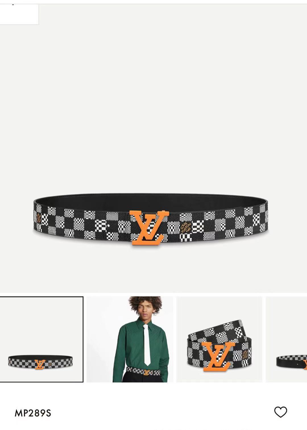 Louis Vuitton Belts Calfskin Canvas Cowhide Spring Collection