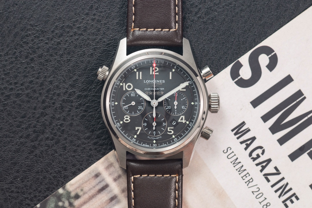 NO:143210,Longines Pioneer Series L3.820.4.73.6 watch super copy is on the market. Longines' latest Pioneer Five Star Admiral and traditional famous craftsmen have now become Longine's best-selling products. Exclusive authentic disassembly surveying and mapping on the entire network, and all precision accessories can be perfectly exchanged with the genuine products. The highest version of the market, 42mm in synchronization counter, uses the authentic and consistent original Swiss ETA7753 movement and 7750 movement, and specially launched ETA version, fine grinding version, and two versions. After several sets of molds, the dial digital studs that are independent molding and the original version, Swiss C3 super long-term luminous, double-sided blue-coated sapphire glass mirror, 10 bar waterproof depth, French head layer calf leather, stainless steel bracelet, and the original leather case and three-code in one card are included with the watch. Belt 1400 steel belt, longines, cowhide19860909浪琴先行者系列L3.820.4.73.6腕表超级副本上市,浪琴最新的先行者五星上将与传统的名匠目前已成为浪琴最畅销的产品.全网独家正品拆解测绘,所有精据配件均可与正品完美通用互换.市场最高版本,同步专柜42mm,采用正品一致的原装瑞士ETA7753机芯和7750机芯,特推出ETA版本,精磨版,二种版本.历经几套模具独立开模与原版一致的表盘数字字钉,瑞士C3超强长效夜光,双面镀蓝膜蓝宝石玻璃镜面,10巴防水深度,法国头层小牛皮,精钢表链,,随表附送原版皮套与三码合一卡片. 皮带 1400钢带,,longines,cowhide,Watch