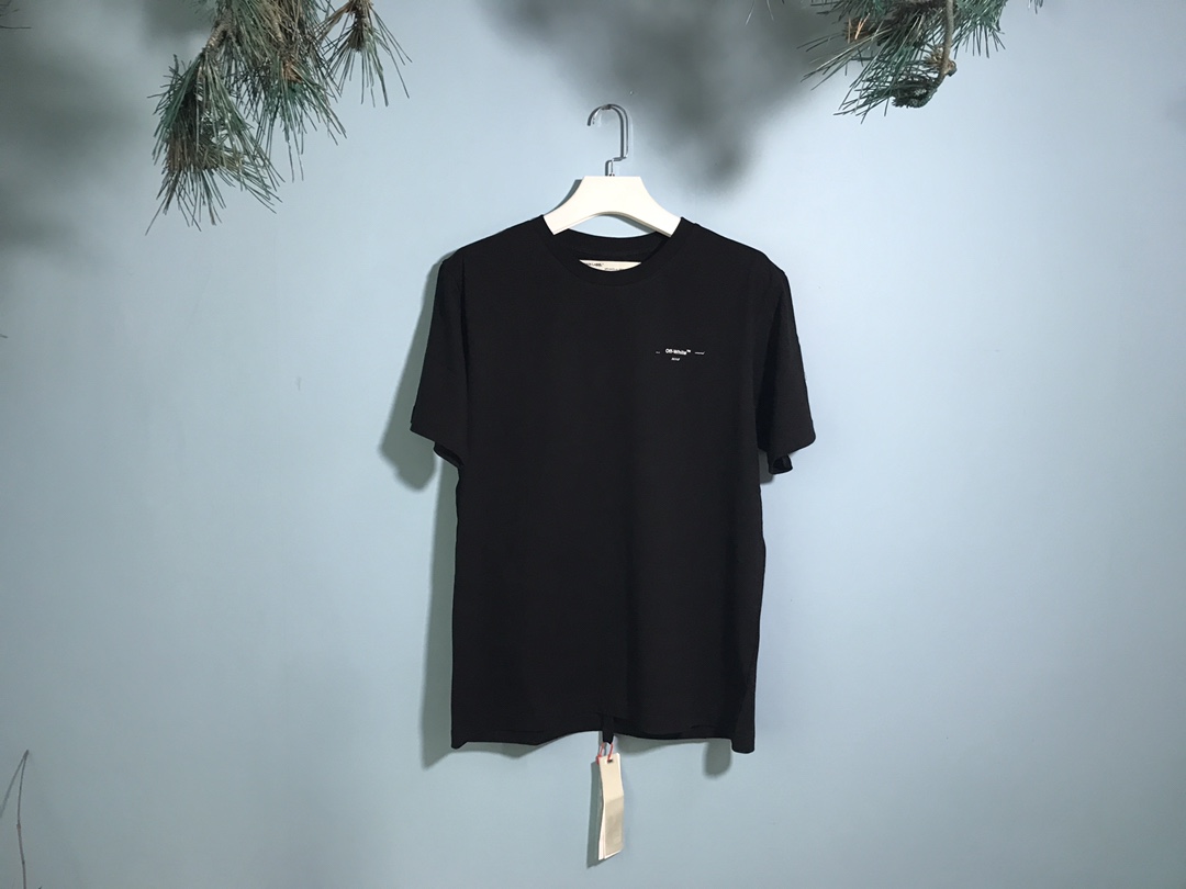 OFF WHITE 基础短袖T恤-AH团队