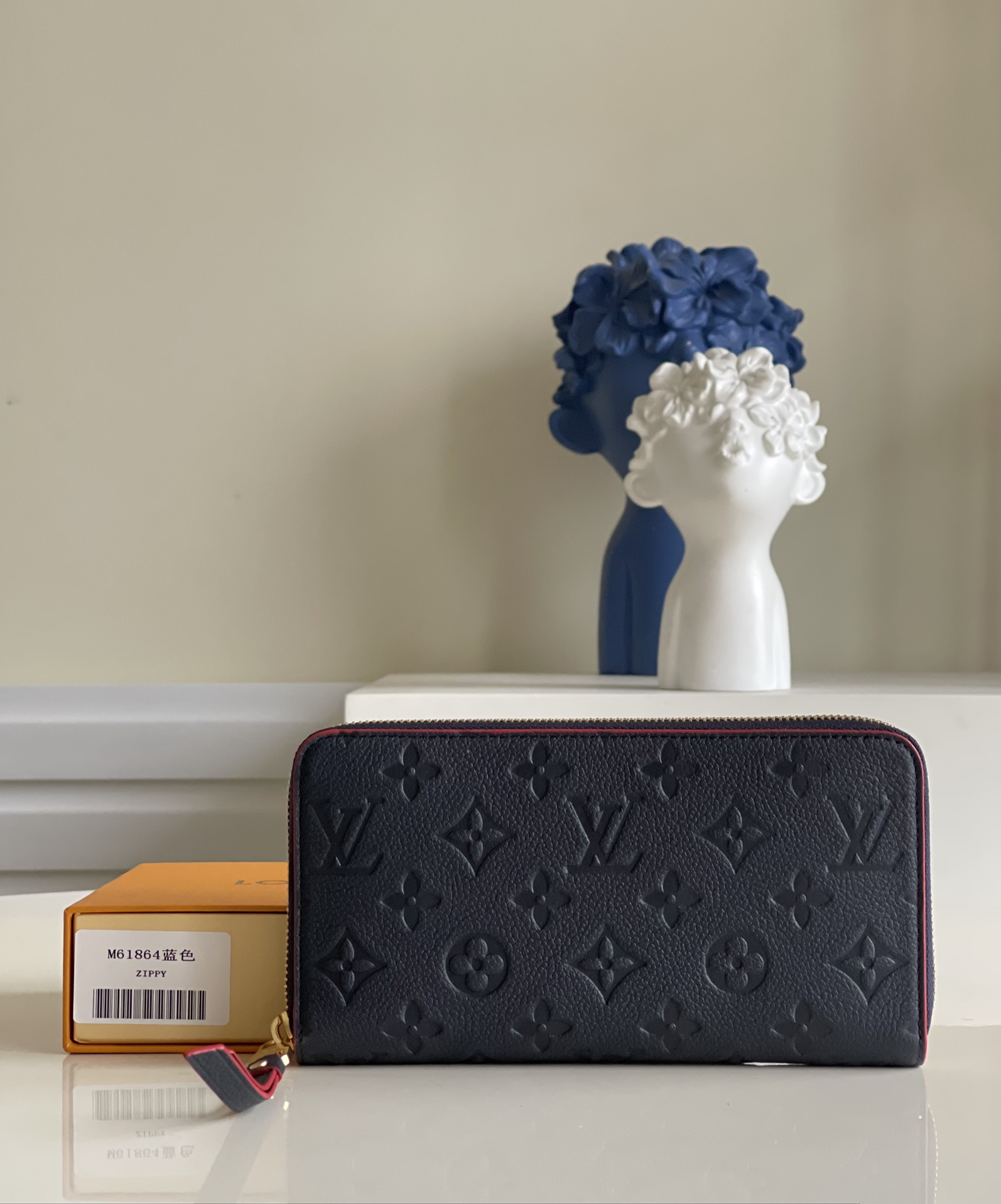 Louis Vuitton Wallet Blue Empreinte​ M61864